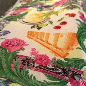 AFRM not yellow/ floral- see photos -mesh bodysuit dress Floral tropical